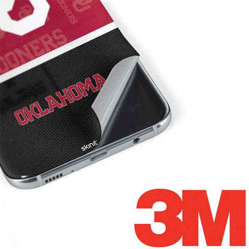 University of Oklahoma Split Jersey Galaxy S8 Plus Skin